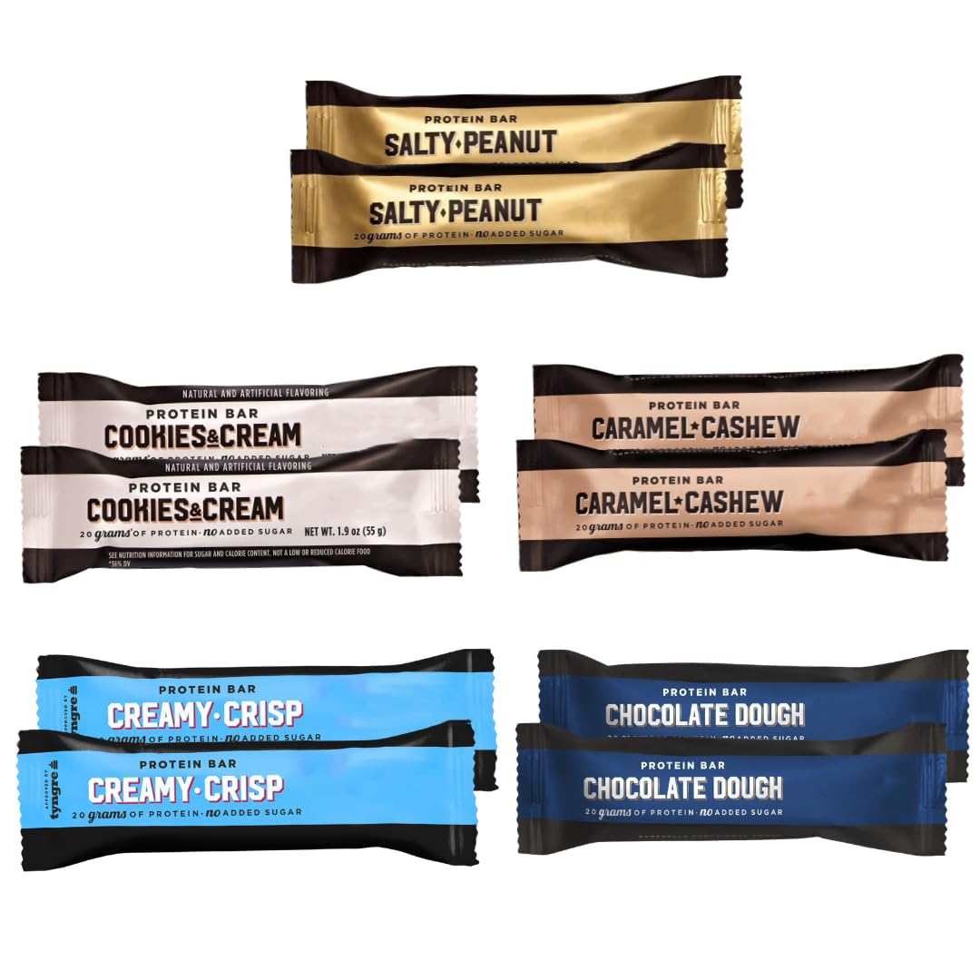 New Barebels Protein Bars Variety Pack - with 20g of High Protein, 1g of Total Sugars - 5 Flavors (10 Count)