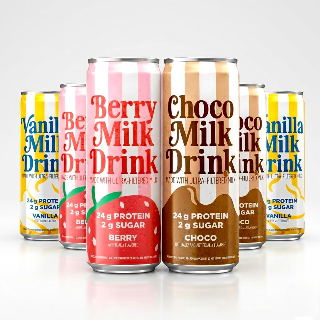 Ultra-Filtered High Protein Milk Drink Variety Pack, 24g Protein
