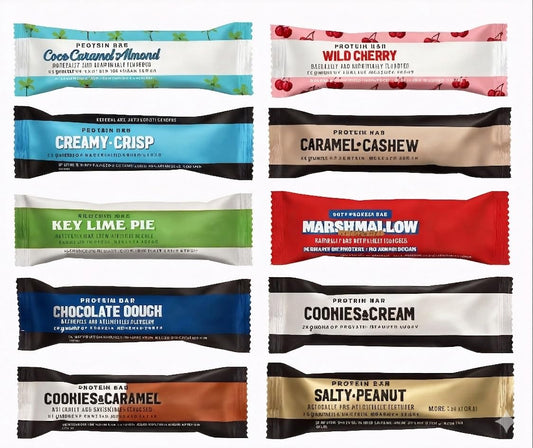 BarebeIs Protein Bar Variety Pack Sampler, Protein Snacks with 20g of High Protein10 Flavor | Low Sugar Snacks Bars