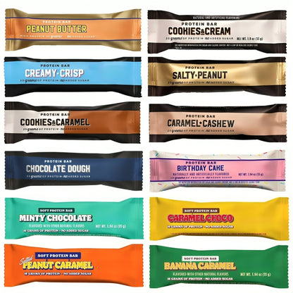 BarebelIs Protein Bar Variety Pack Sampler, Protein Snacks with 20g of High Protein (12 Pack)